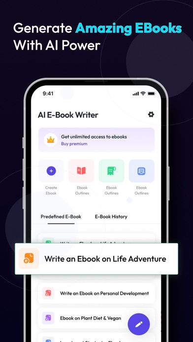 AI Ebook Generator-Book Writer screenshot 3
