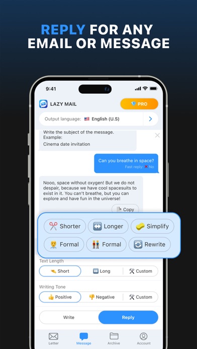 AI Email Writer: Lazy Mail screenshot 5