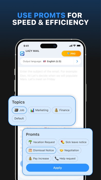 AI Email Writer: Lazy Mail screenshot 3