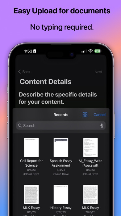 AI Essay Writer Pro screenshot 2