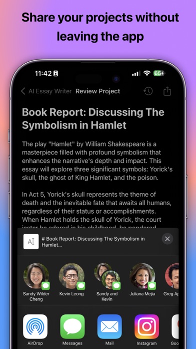AI Essay Writer Pro screenshot 1