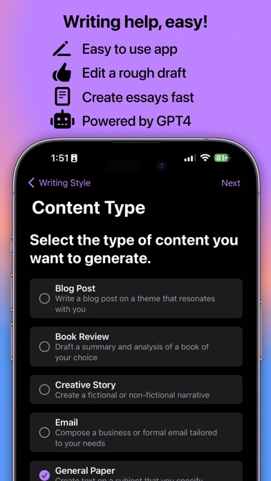 AI Essay Writer Pro screenshot 4