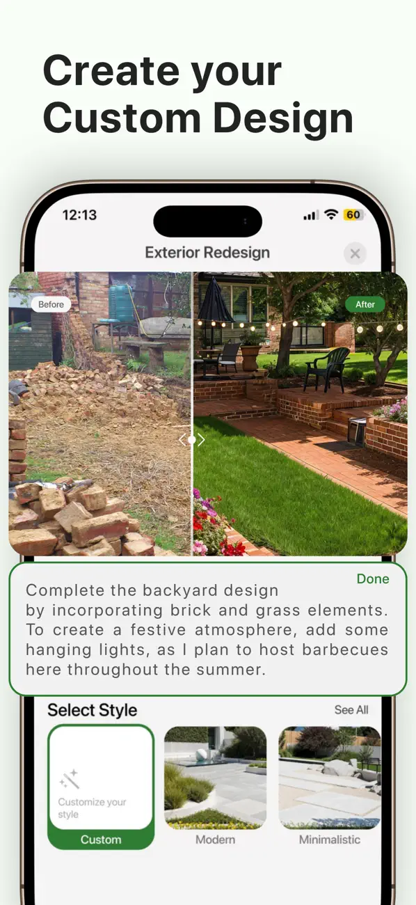 AI Garden & Landscape Design screenshot 1