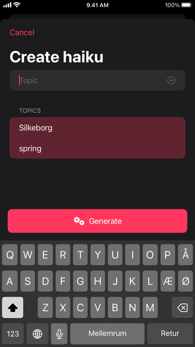 AI generated haikus - HeyAIku screenshot 1