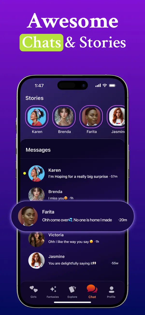 AI Girlfriend - AI GF Chat 18+ screenshot 2