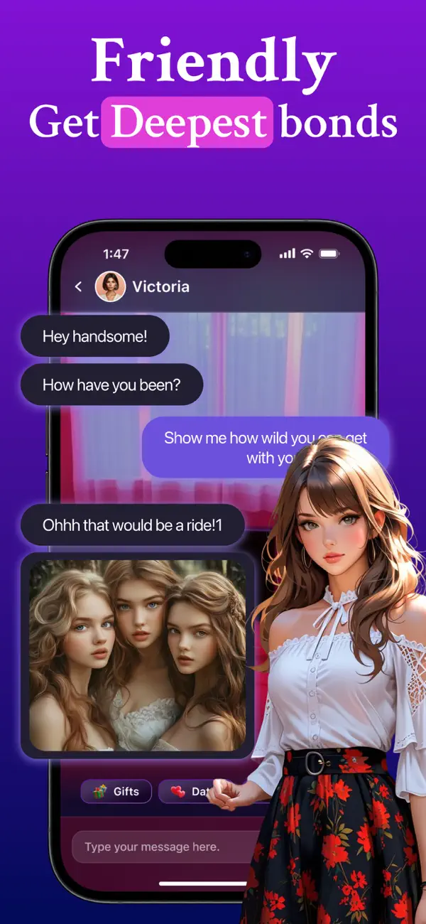 AI Girlfriend - AI GF Chat 18+ screenshot 3
