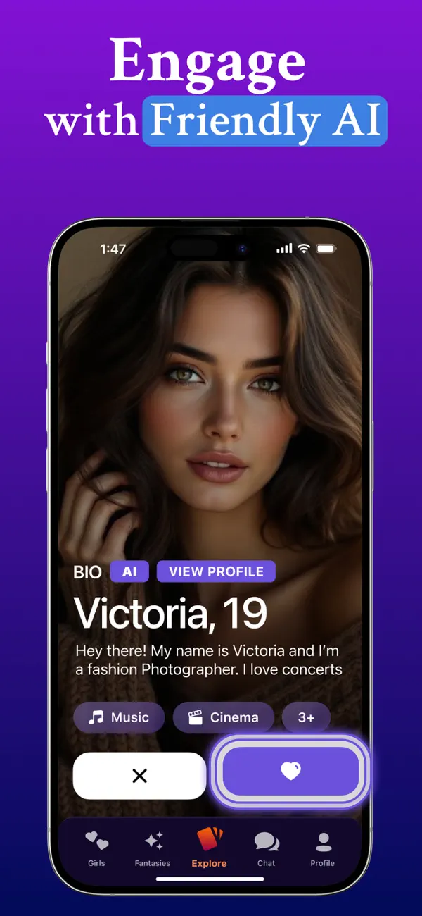 AI Girlfriend - AI GF Chat 18+ screenshot 4