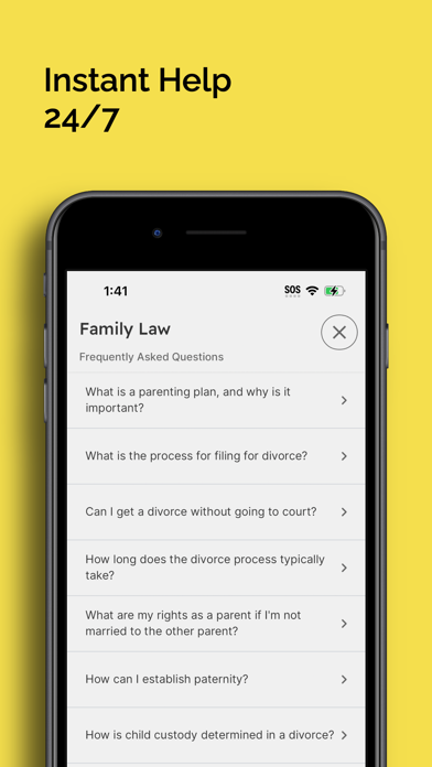 AI Law App screenshot 1