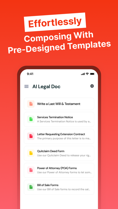 AI Legal Documents Generator screenshot 3