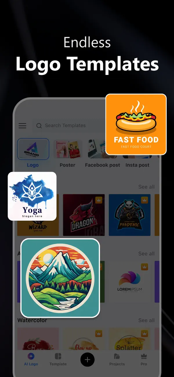 AI Logo Maker: Flyer Generator screenshot 1