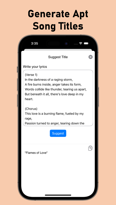 AI Lyric Generator Song Writer screenshot 3