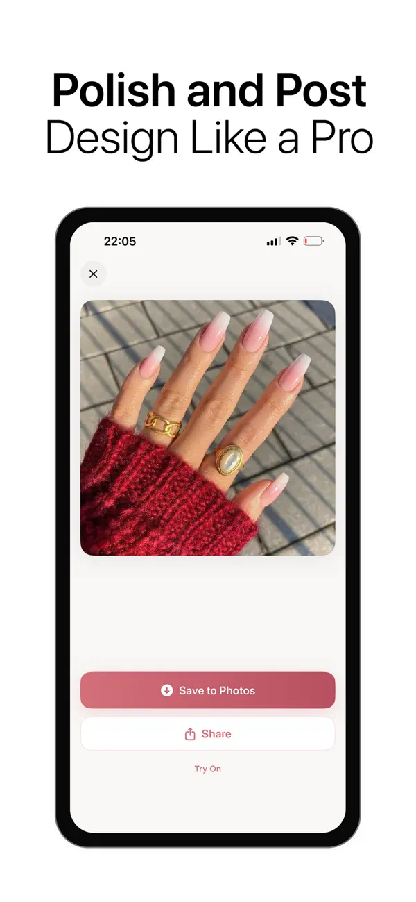 AI Nail Art · Design & Try-On screenshot 1