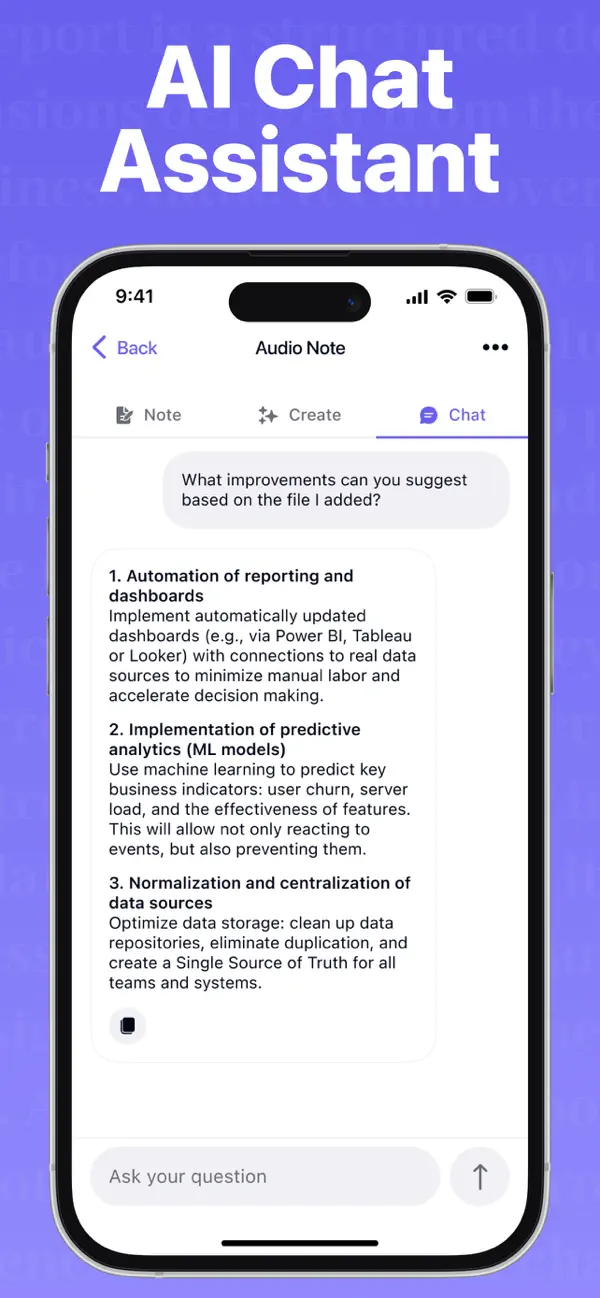 AI Note Taker - Audio to Text screenshot 1