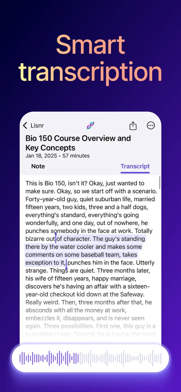 AI Note Taker: Lisnr screenshot 2