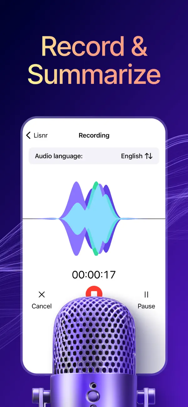 AI Note Taker: Lisnr screenshot 4