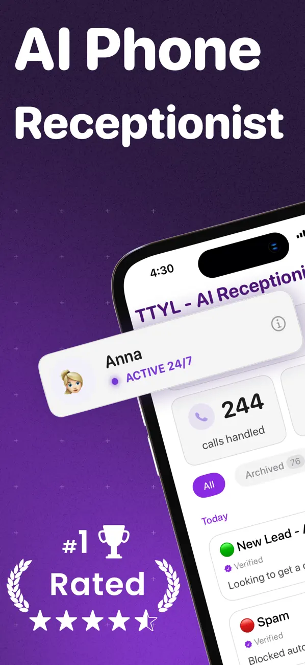 AI Phone Receptionist: TTYL screenshot 5