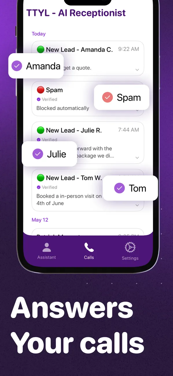 AI Phone Receptionist: TTYL screenshot 4
