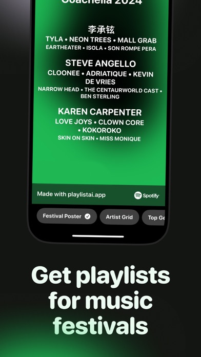 AI Playlist Maker: PlaylistAI screenshot 2