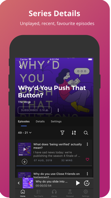 AI Podcast Player: Podurama screenshot 1