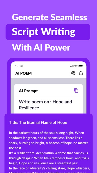 AI Poem Writing-Poem Generator screenshot 2