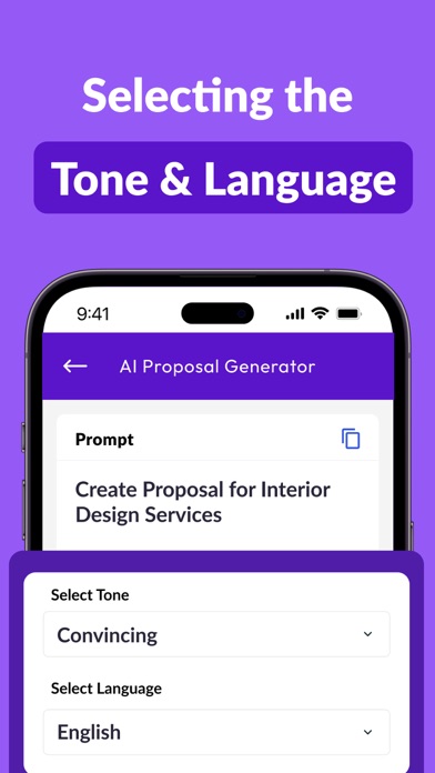 AI Proposal Writer, Generator screenshot 2