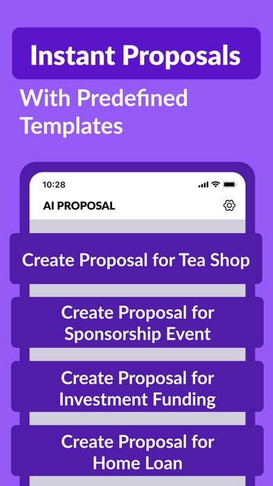 AI Proposal Writer, Generator screenshot 4