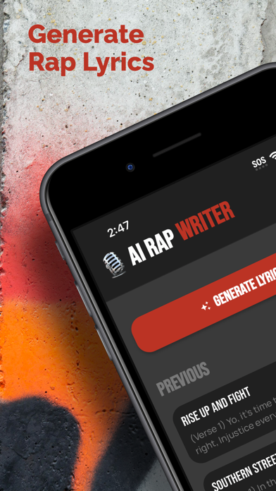 AI Rap Lyric Generator screenshot 4