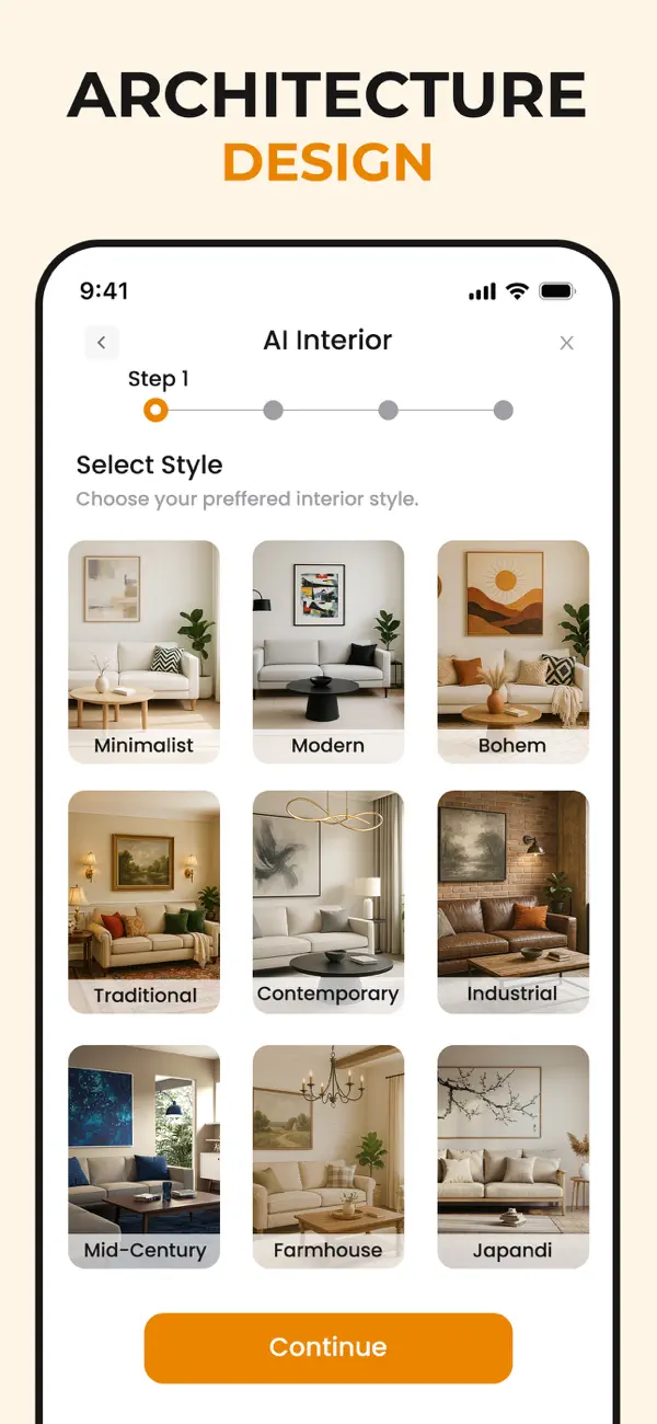 AI Room Design, Home Interior screenshot 1