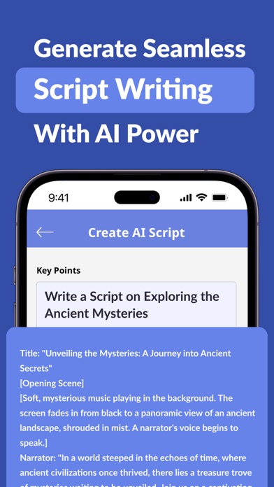 AI Script Writer, Generator screenshot 4