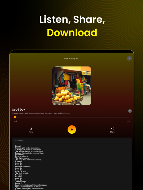AI Song Generator - Jukebox screenshot 1