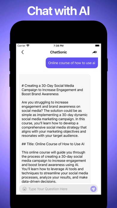 AI Sonic - Chat & Write Bot screenshot 2
