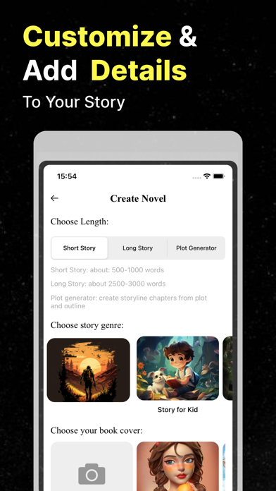 AI Story Generator Novel Write screenshot 2