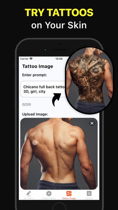 Ai Tattoo Generator Ink Tattoo screenshot 3