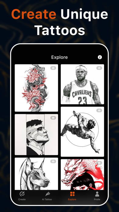 AI Tattoo Generator & Maker screenshot 1