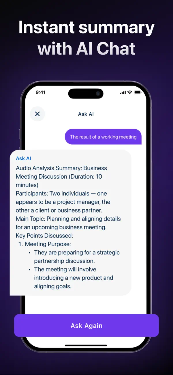 AI Transcriber: Speech to Text screenshot 3