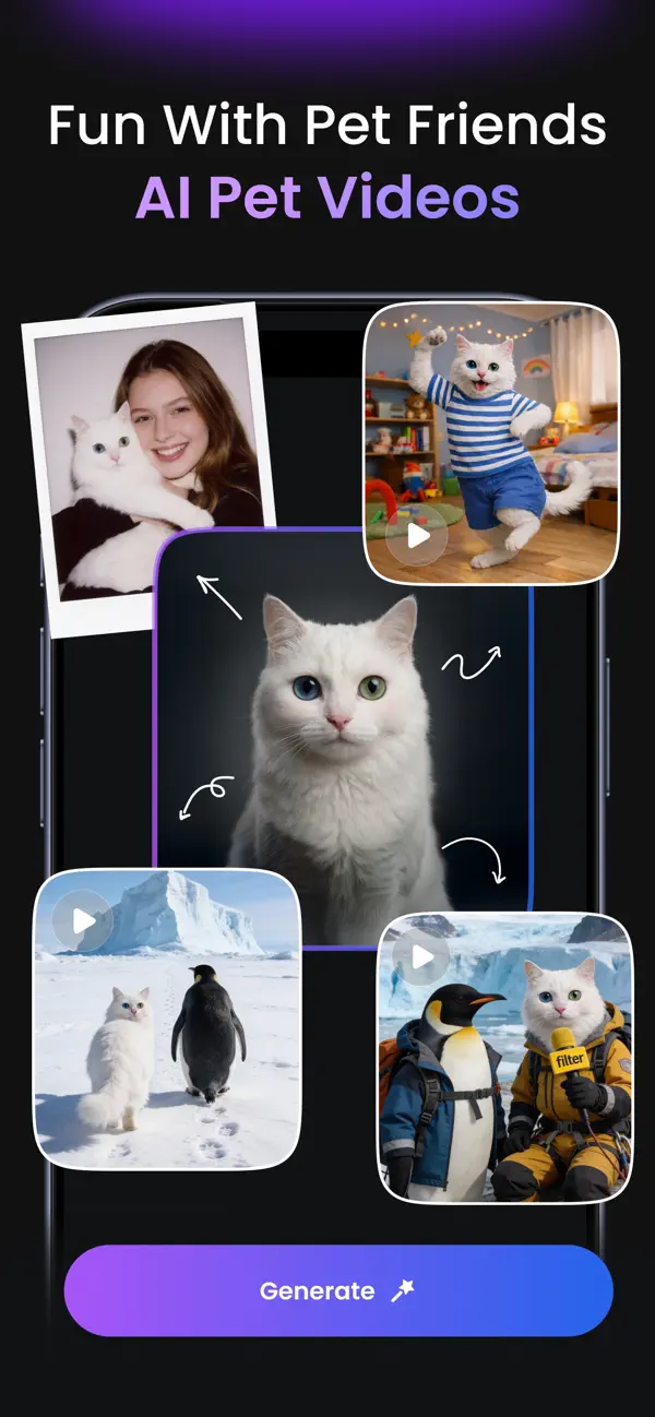 AI Video, Pic Generator・Filter screenshot 3