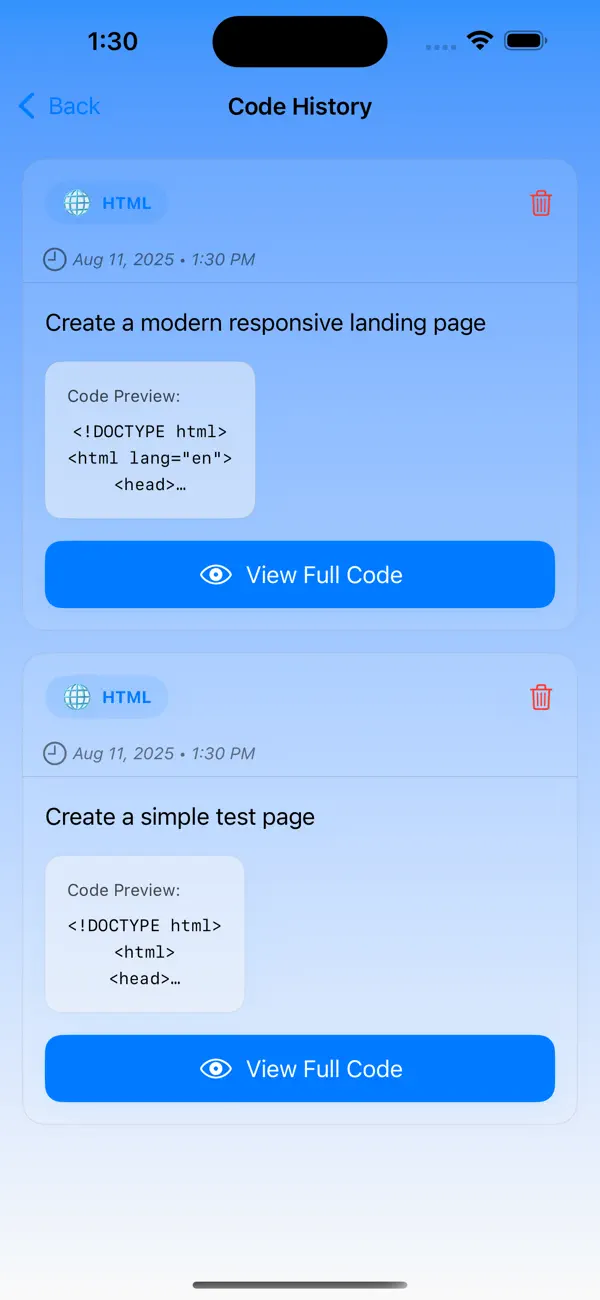 AI Website Builder screenshot 2