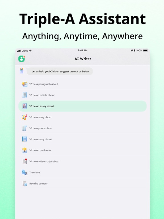AI Writer: Chatbot Assistant screenshot 7