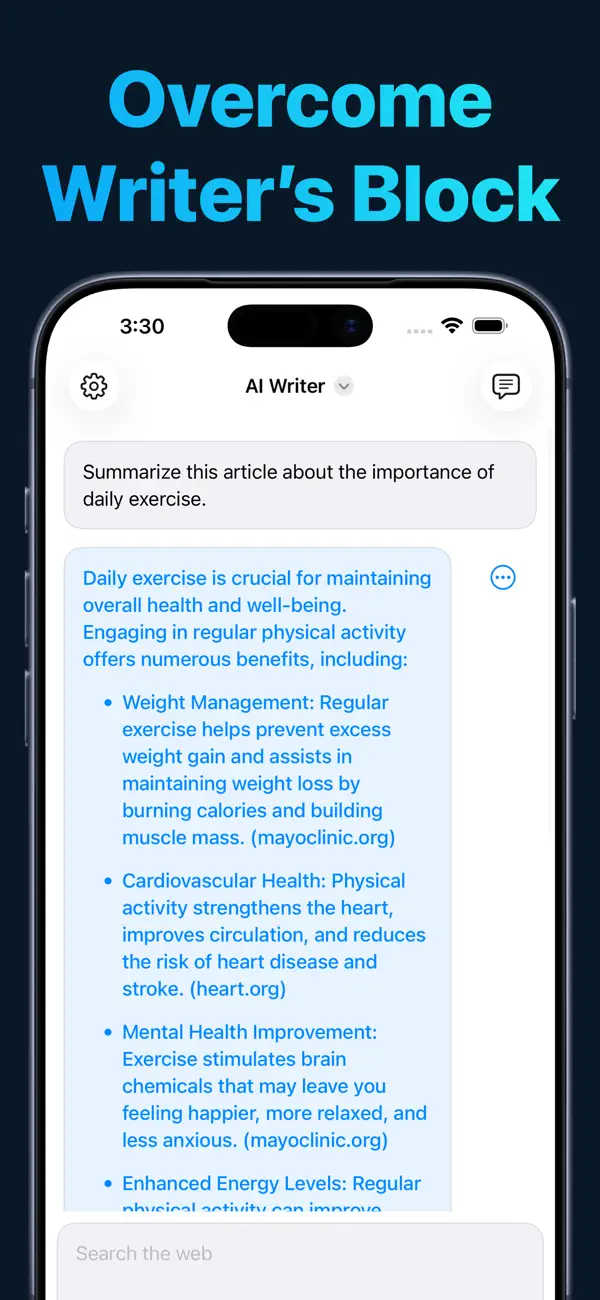 AI Writer - Writing Assistant screenshot 3