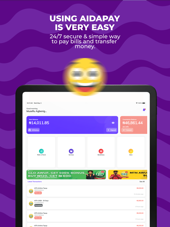 AidaPay - ScanPay, Cheap Data screenshot 5