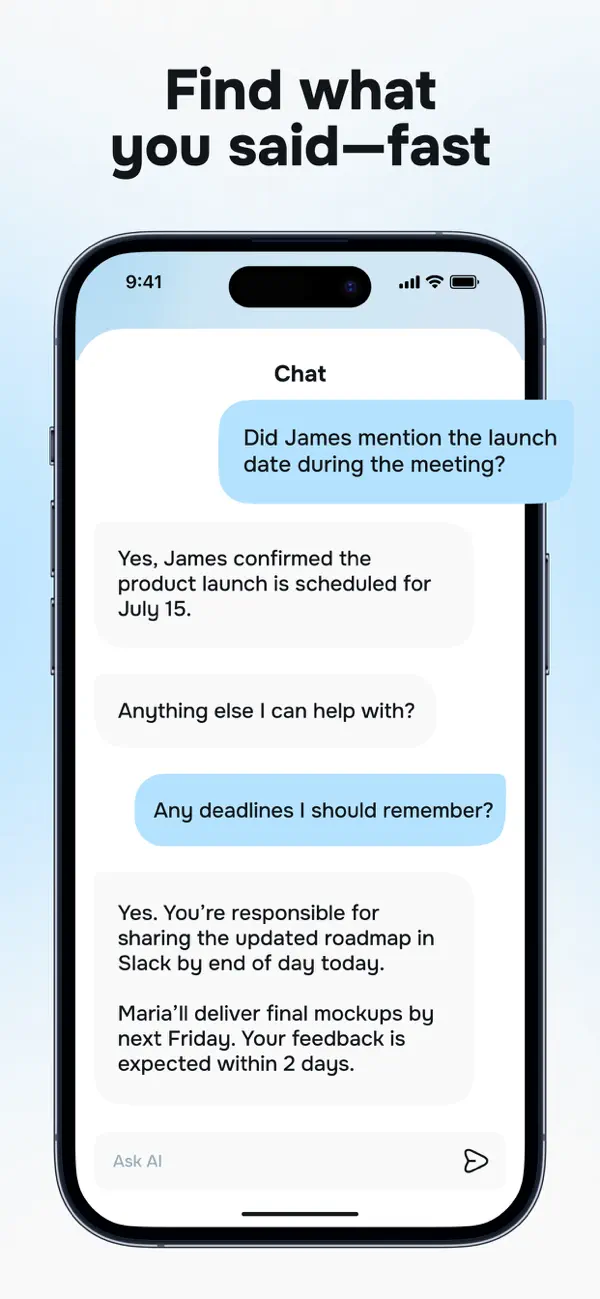 AIMO AI Voice Note Taker screenshot 3