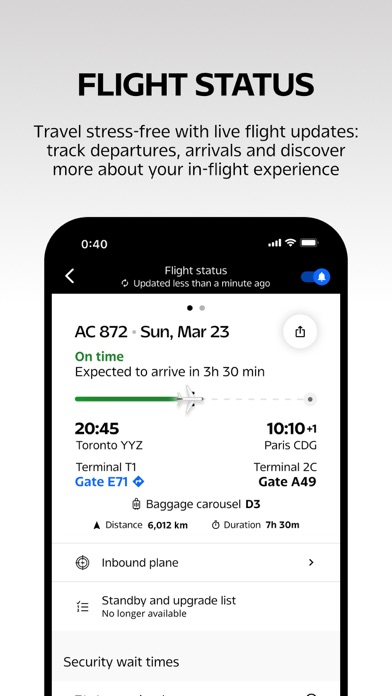 Air Canada + Aeroplan screenshot 6