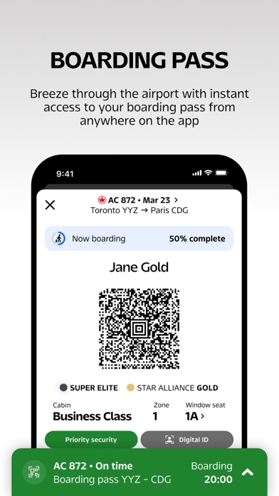 Air Canada + Aeroplan screenshot 4
