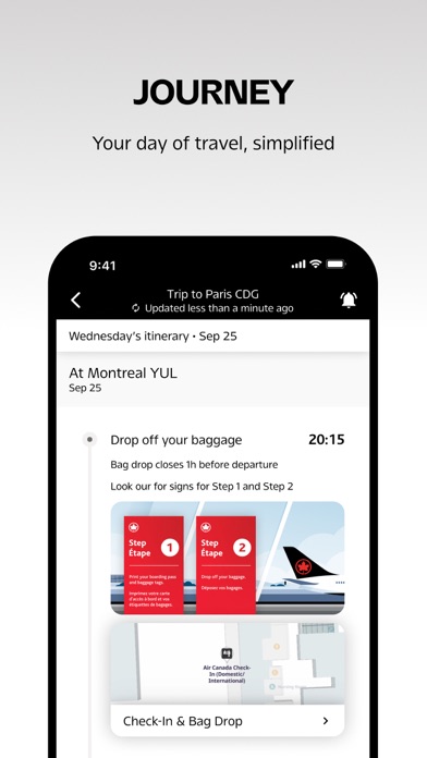 Air Canada + Aeroplan screenshot 1