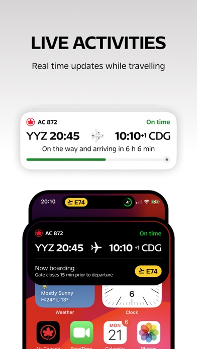 Air Canada + Aeroplan screenshot 3
