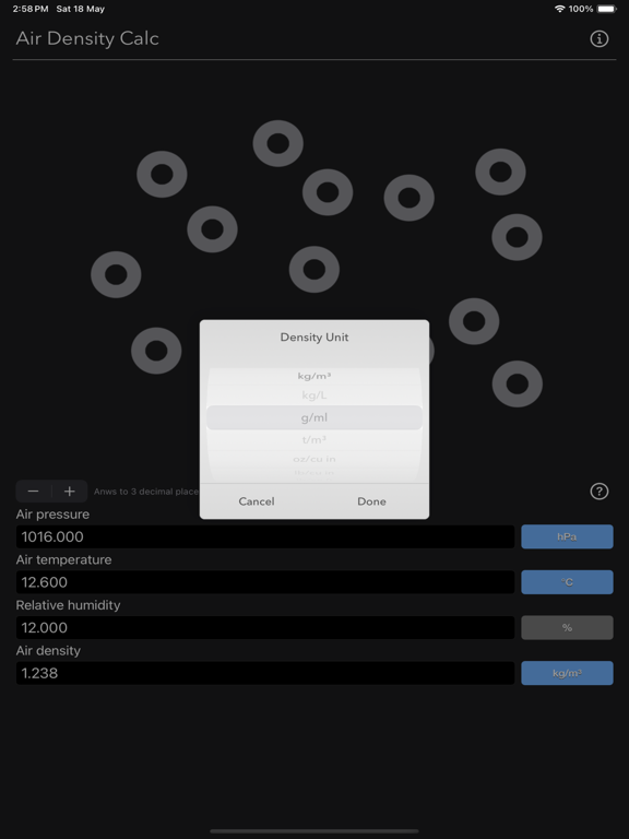 Air Density Calculator screenshot 4