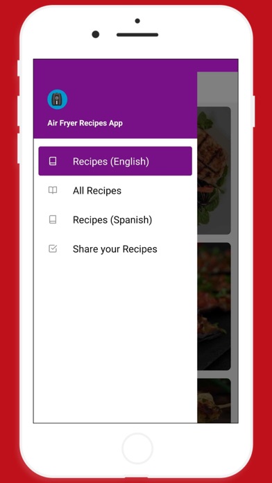 Air Fryer Meal Planner screenshot 1