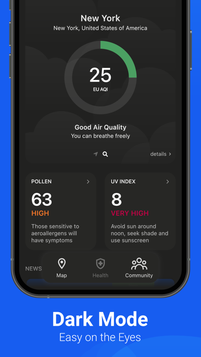 Air Quality & Pollen - AirCare screenshot 2