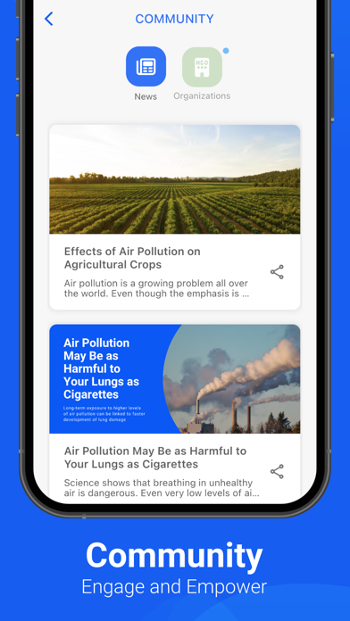 Air Quality & Pollen - AirCare screenshot 1