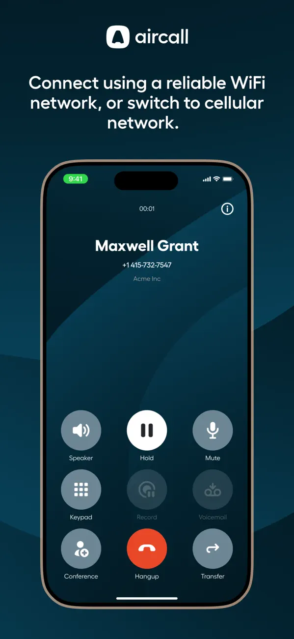 Aircall screenshot 1